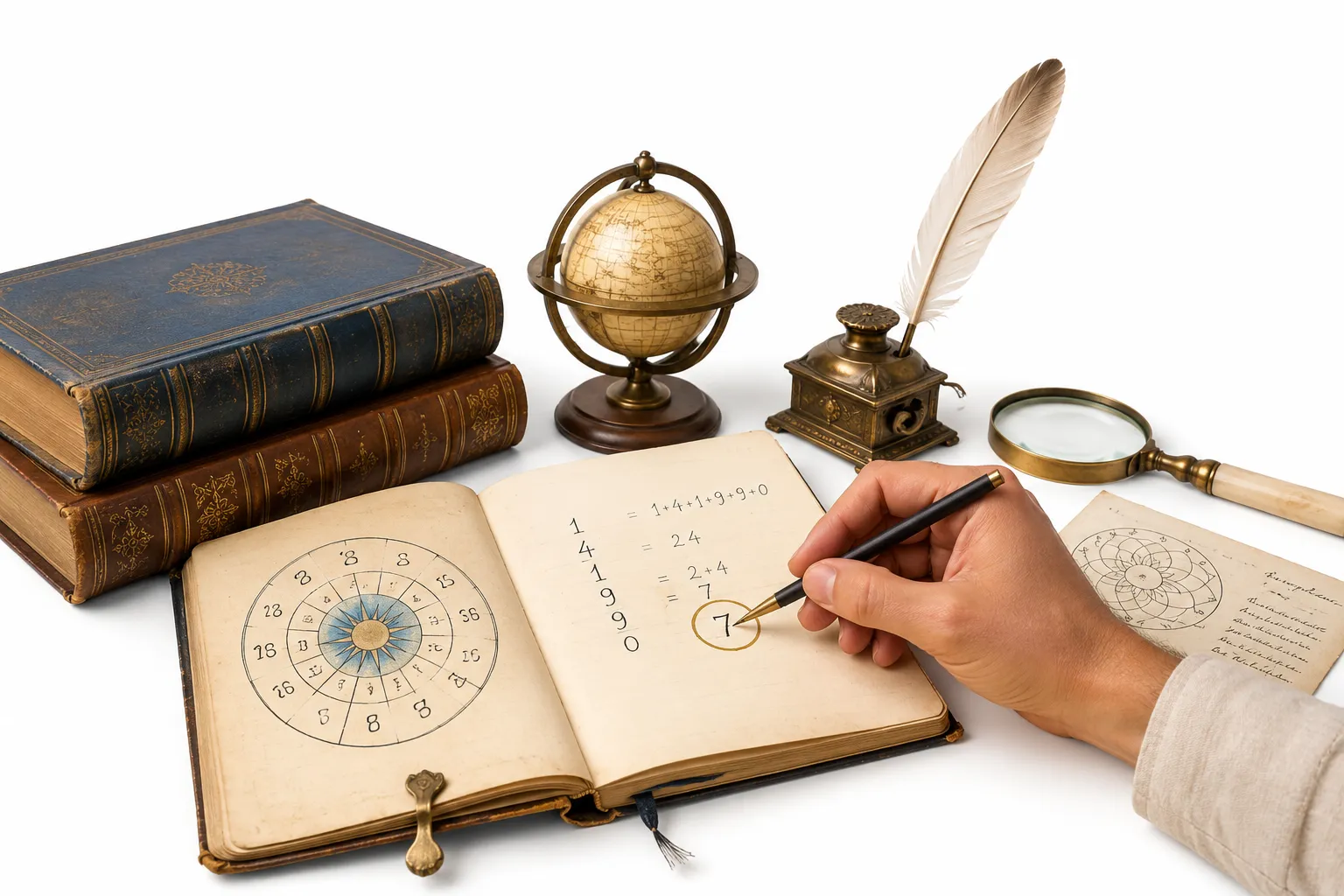 The number 7 with a small checkmark next to a note explaining the claim is traditional, not evidence-based