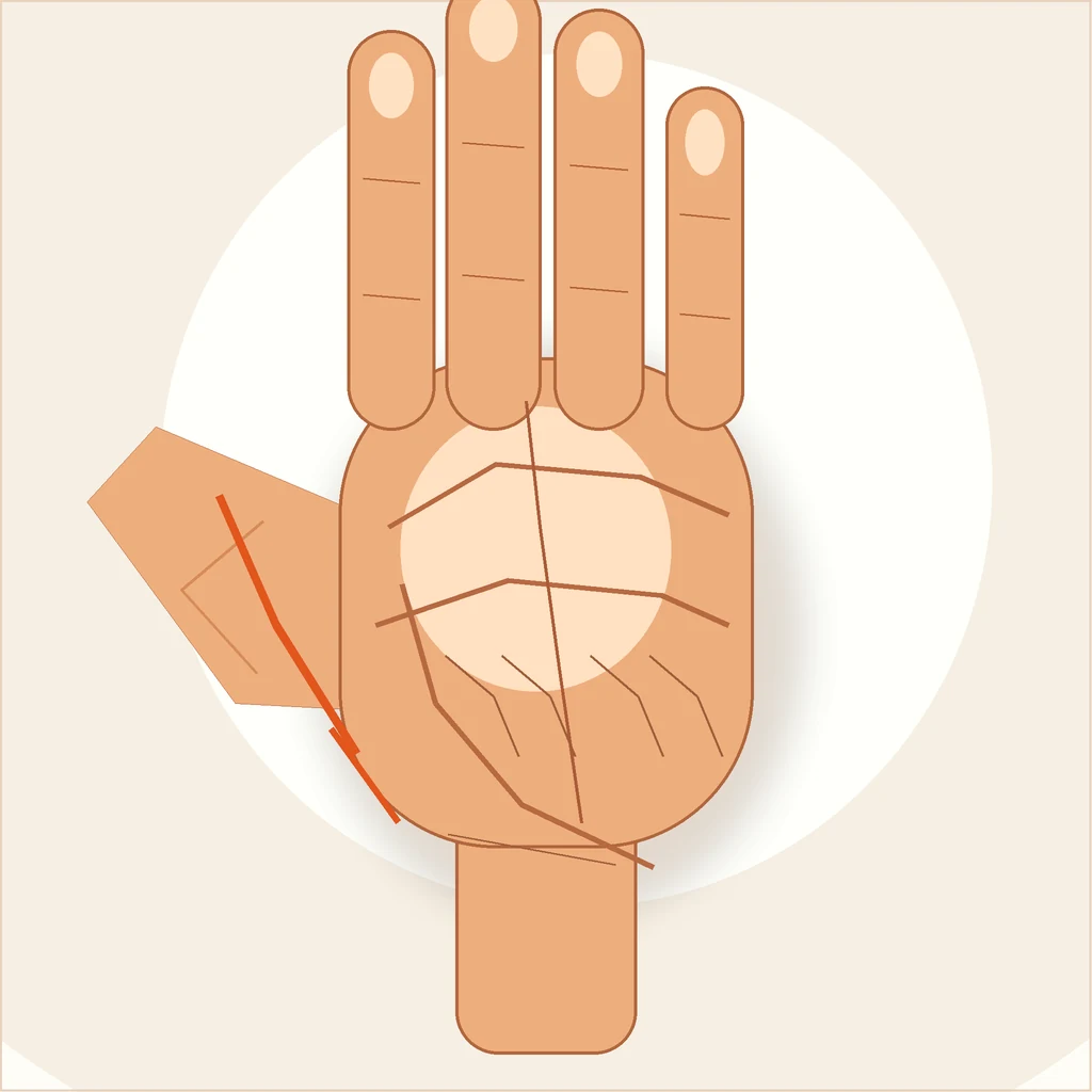 Editorial illustration of a hand with the thumb prominent
